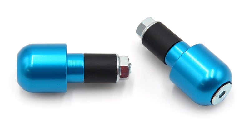 Set contrappesi manubrio V PARTS alluminio Ø13.5mm blu