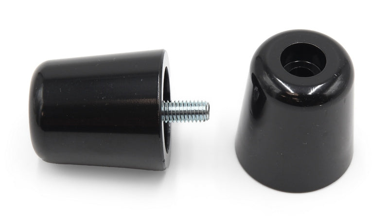 Set contrappesi manubrio V PARTS alluminio Piaggio nero