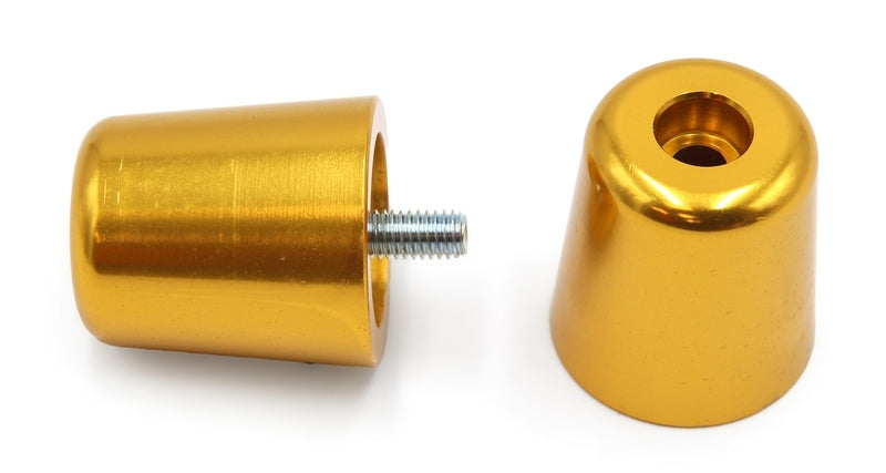 Set contrappesi manubrio V PARTS alluminio Piaggio oro