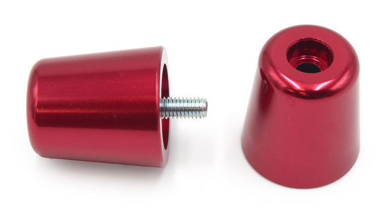 Set contrappesi manubrio V PARTS alluminio Piaggio rosso