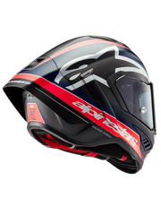 ALPINESTARS SUPERTECH R10 casco integrale Pista versione Team Carbon / Rosso / Blu