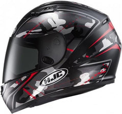 Casco integrale HJC Cs15 Songtan MC1SF nero opaco e rosso