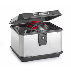 GIVI ALP44A ALPINA BAULETTO Alluminio Naturale MONOLOCK System 44LT Piastra Monolock inclusa