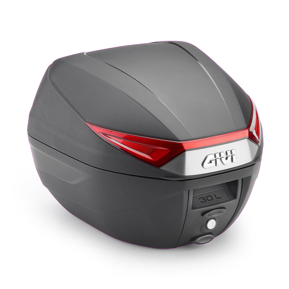 GIVI BAULETTO 30L NERO CATADIOTRO ROSSO