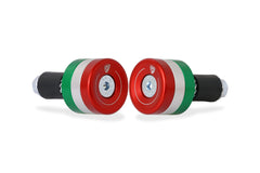 Contrapesos extremos manillar moto CNC RACING TRICOLORI bandera italiana