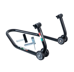 BIKE LIFT Cavalletto Alzamoto Posteriore regolabile universale nero con cursori per Ducati Scrambler