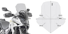GIVI SPOILER HONDA CB500X (2019) FUMÉ