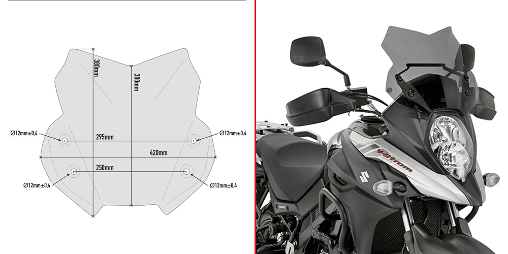 GIVI SPOILER SUZUKI DL 650 V-STROM (2017) BAS