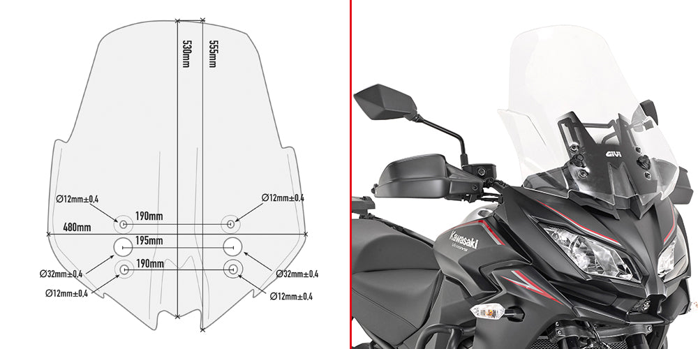 GIVI SPOILER KAWASAKI VERSYS 1000 2017