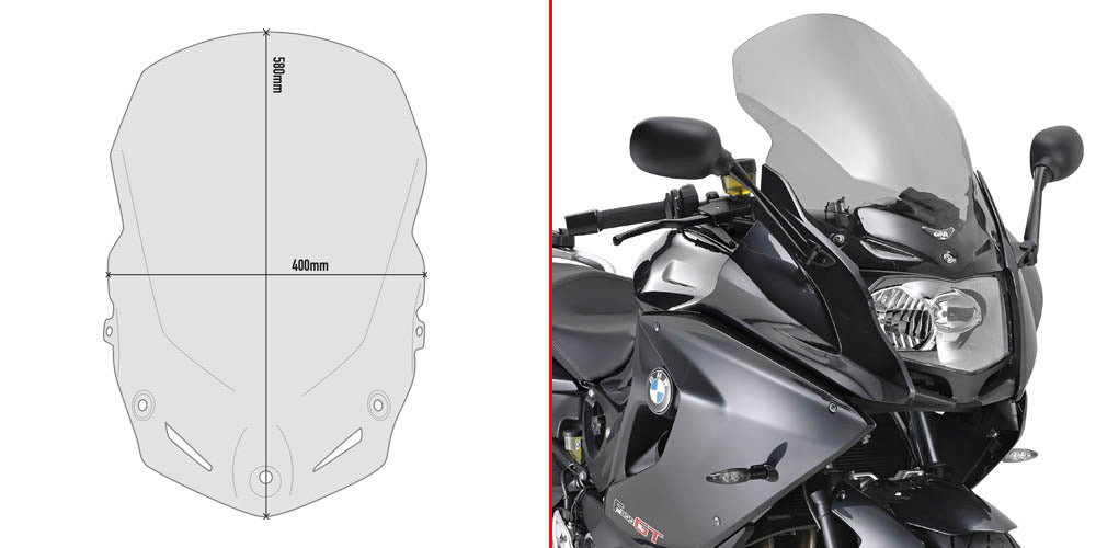 GIVI SPOILER BMW F800GT (2013) FUME'