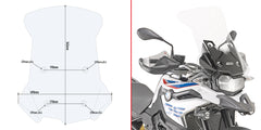 GIVI SPOILER BMW F850GS TRASP. 2018F850GS 202