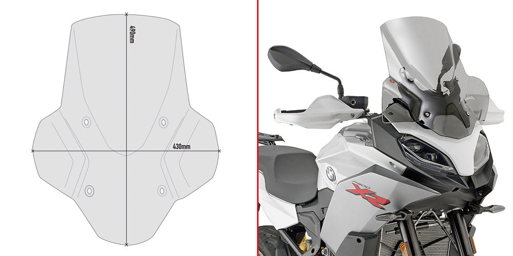 GIVI SPOILER BMW F 900 XR(2020)FUMÈ