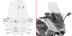 GIVI SCHERMO TRASP. KYMCO AK 550 (2017)