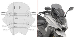 GIVI SCHERMO FUME'KYMCO AK 550 '17