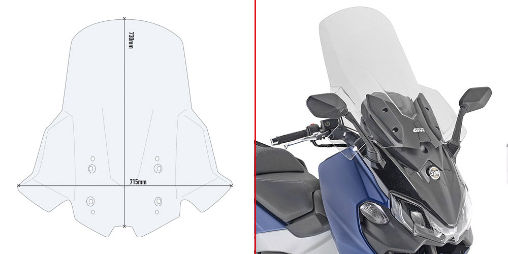 GIVI SPOILER SYM MAXSYM TL500 2020