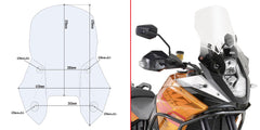 GIVI CUPOLINO KTM 1190 ADV. - ADV.R(2013)