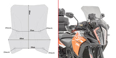 GIVI CUPOLINO FUME' KTM 1290 SUPER ADVENTURE