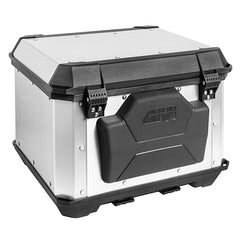 GIVI ALP44A ALPINA BAULETTO Alluminio Naturale MONOLOCK System 44LT Piastra Monolock inclusa