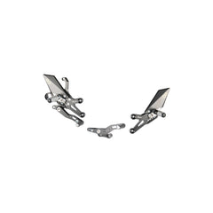 LIGHTECH Pedane Regolabili Con Poggiapiedi Snodati per Honda CBR1000RR 2008