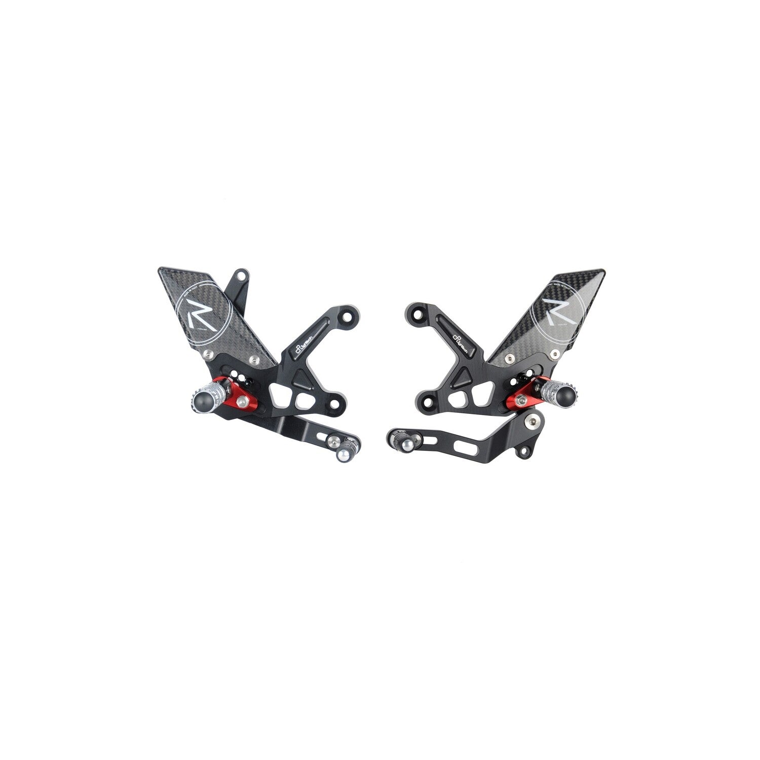 LIGHTECH Pedane Regolabili R Version per Kawasaki Z900 2017