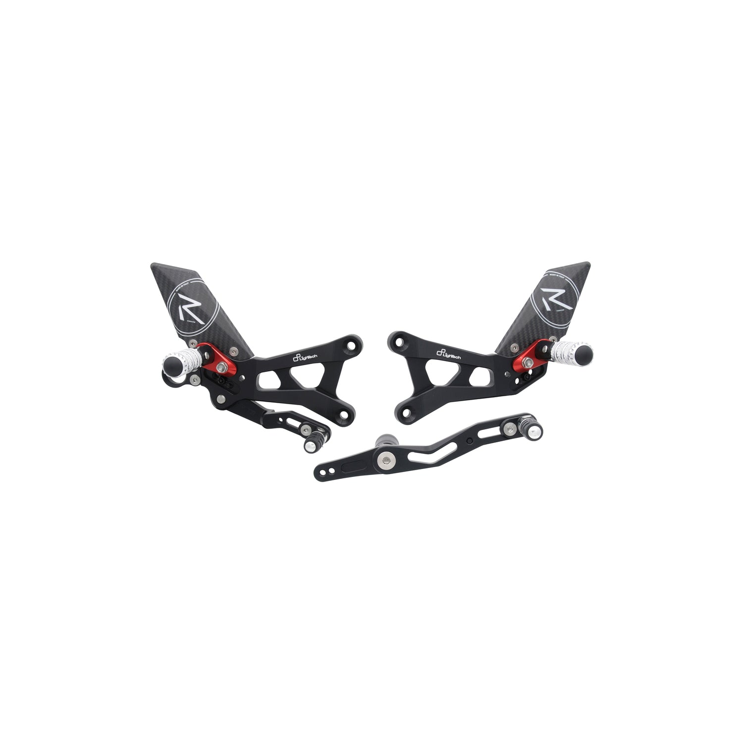 LIGHTECH Pedane Regolabili R Version per Yamaha R6 2008