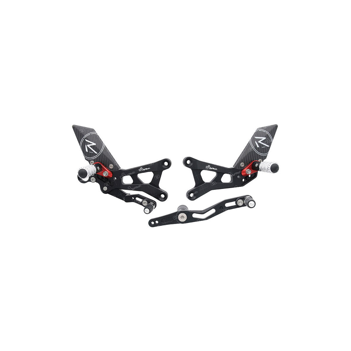 LIGHTECH Pedane Regolabili R Version per Yamaha R6 2017