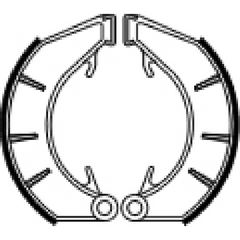 Ganasce Freno FERODO FSB923