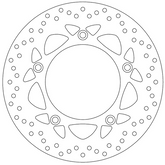 Disco Freno FERODO FMD0451R  per YAMAHA XP T-MAX 530 2012 - 2014