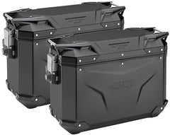 GIVI Pair of Side Cases Trekker Outback 37 Evo Black Line Motorcycle OBKE37BPACK2