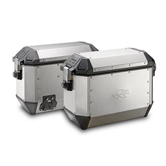 KAPPA KMS36APACK2 pair of K'Mission aluminum suitcases 36 liters