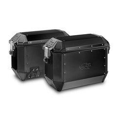 KAPPA KMS36APACK2 pair of K'Mission aluminum suitcases 36 liters