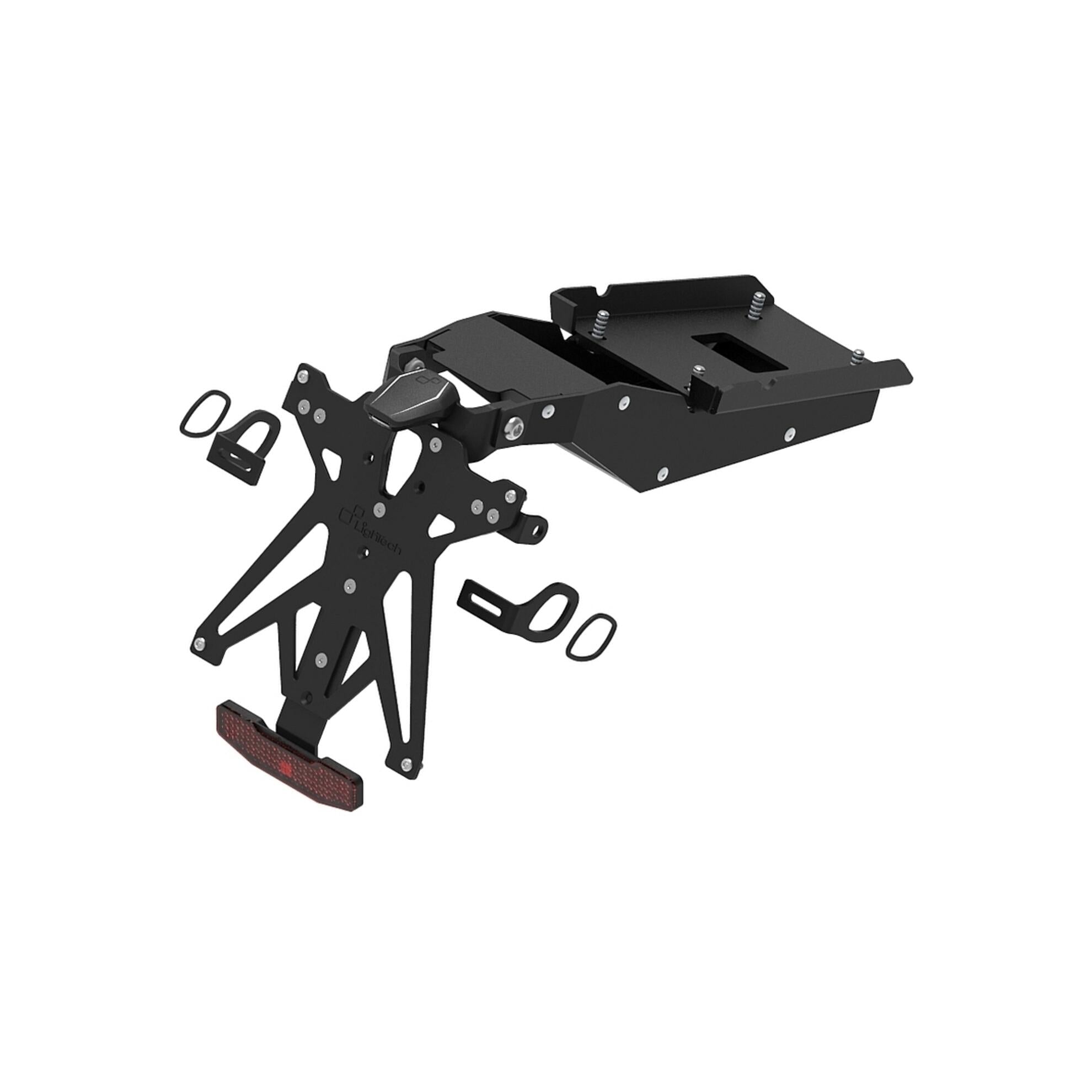 LIGHTECH Kit Porta Targa Regolabile per Ducati Multistrada V4 2021 - 2021