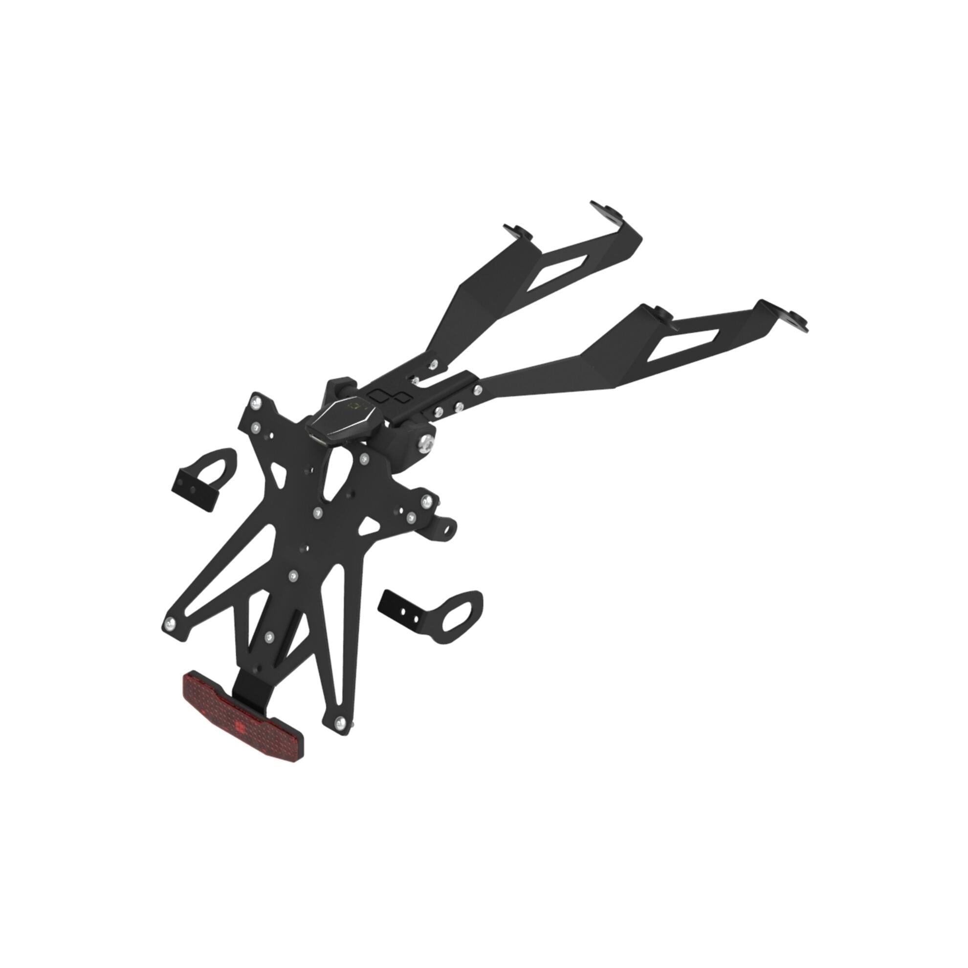 LIGHTECH Kit Portatarga Regolabile per Honda CB125R 2018 - 2018