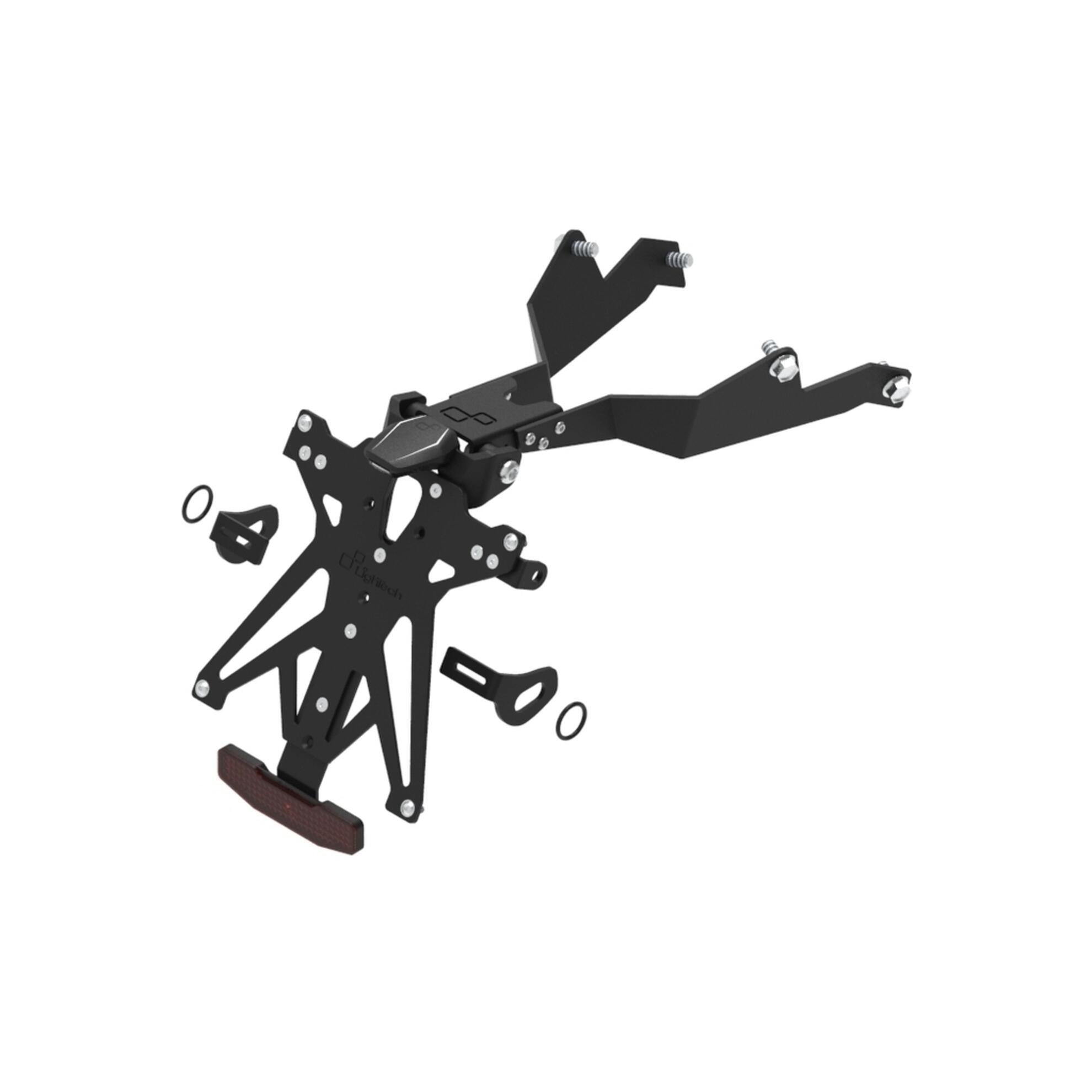 LIGHTECH Kit Porta Targa Regolabile per Honda CB1000 Hornet 2025 - 2021 - 2021