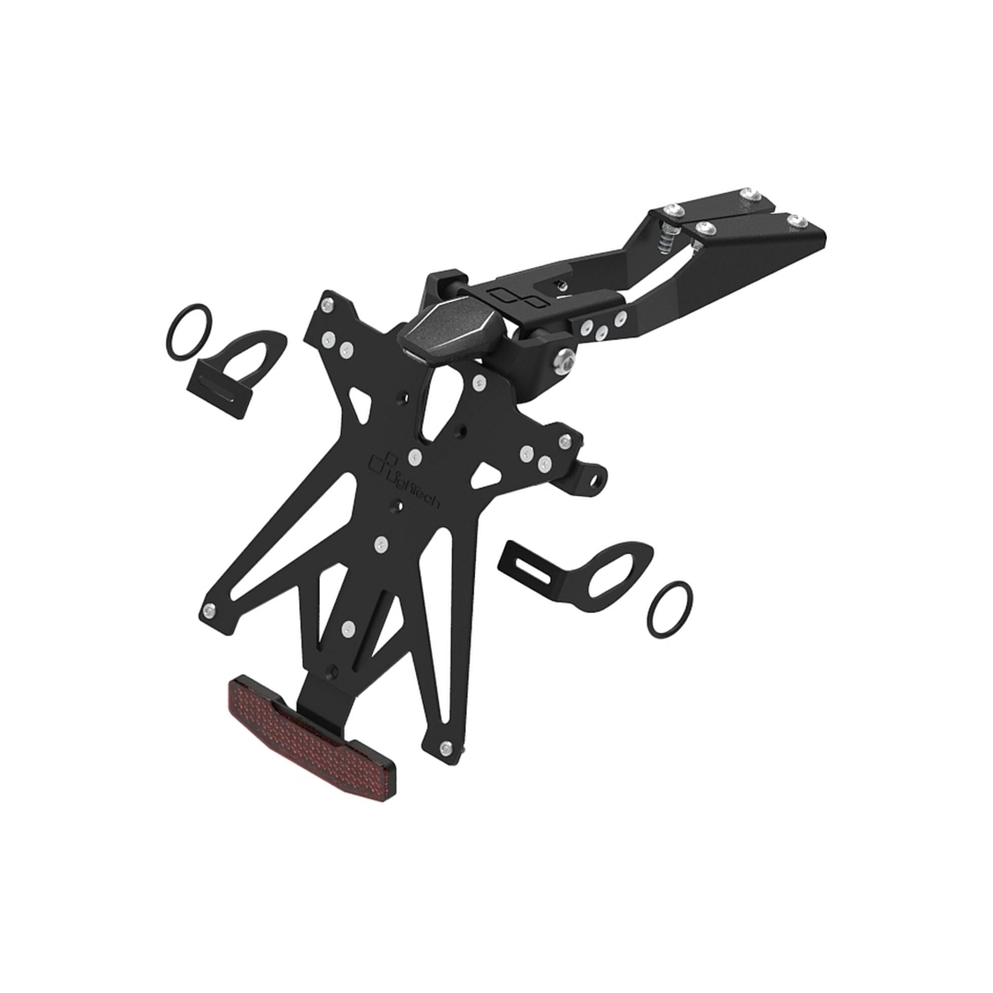 LIGHTECH Kit Porta Targa Regolabile per Honda CB500 Hornet 2023 - 2023