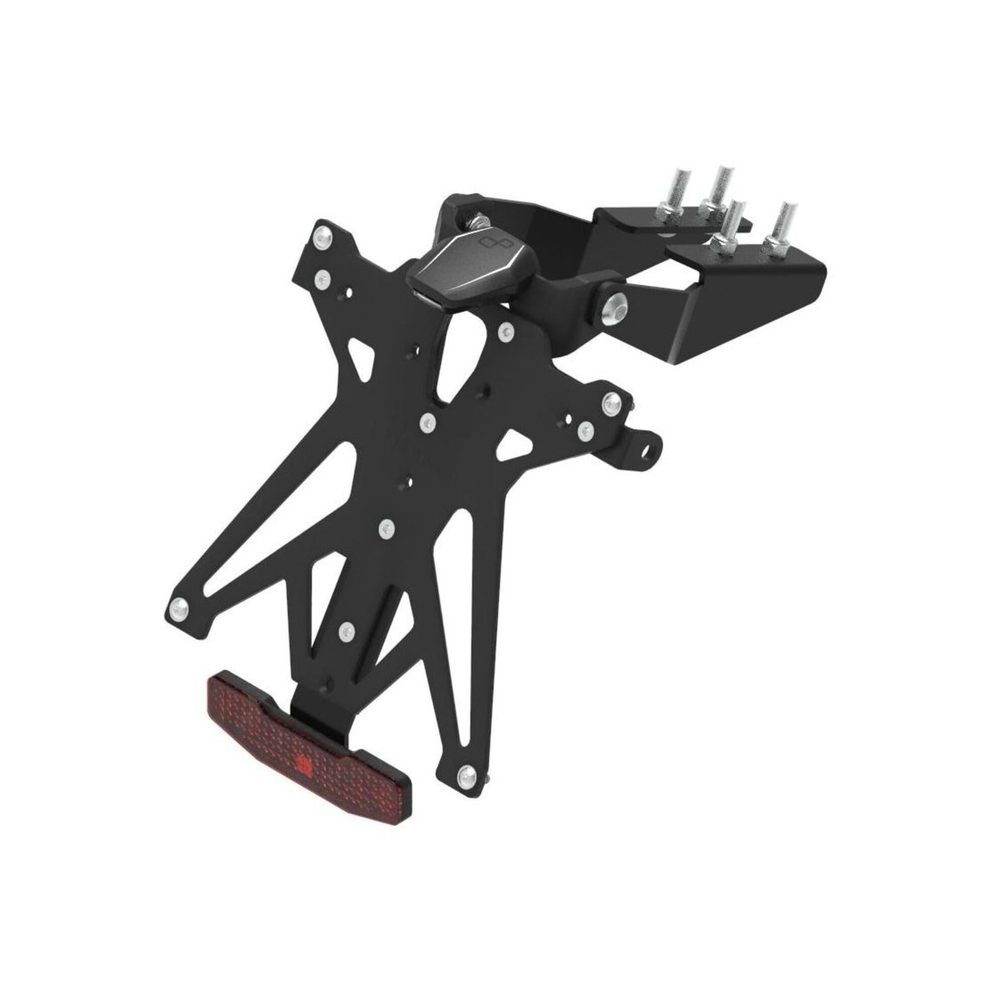 LIGHTECH Kit Portatarga Regolabile per Kawasaki ZX10R 2008 - 2013 - 2013