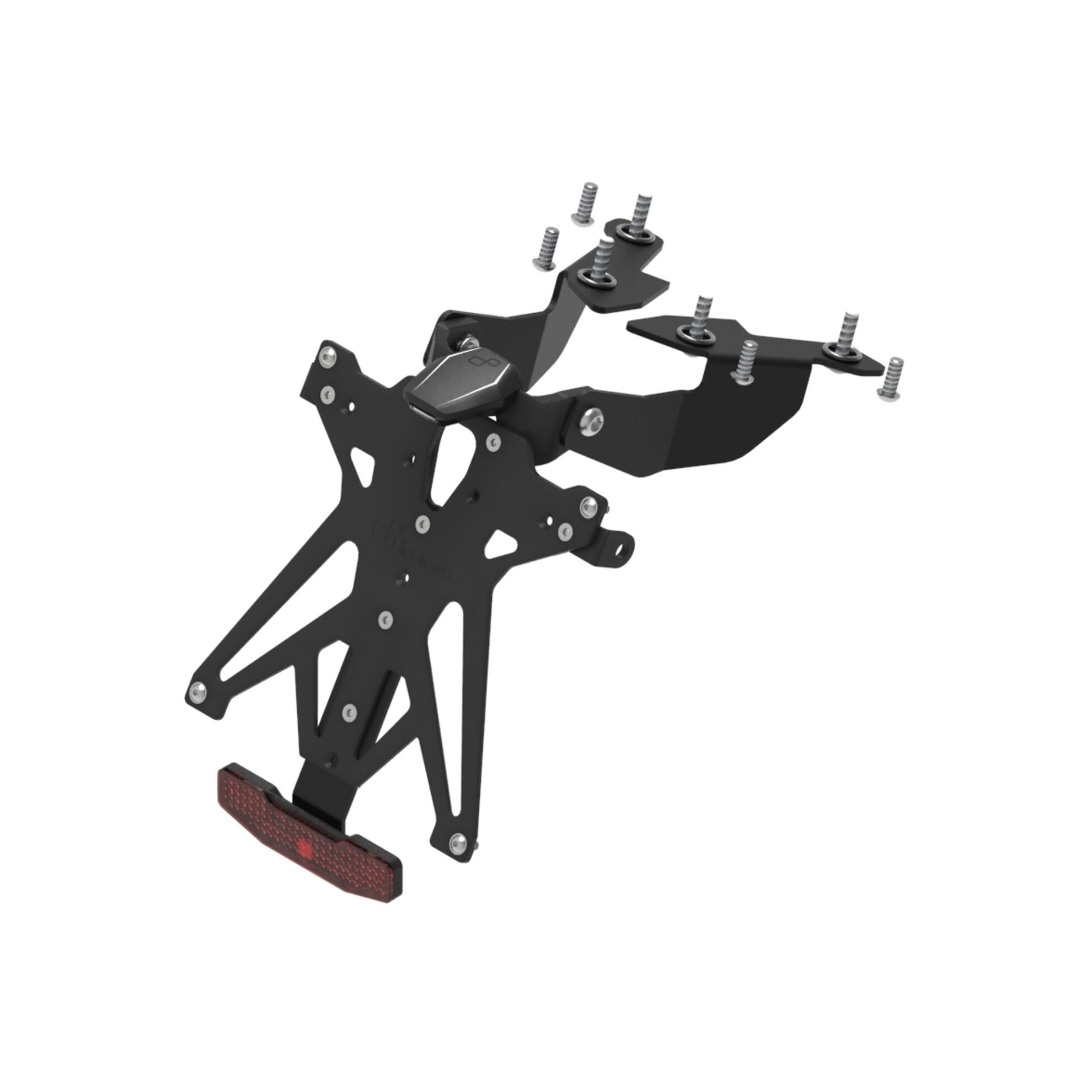 LIGHTECH Kit Portatarga Regolabile per Suzuki SV-650 2016