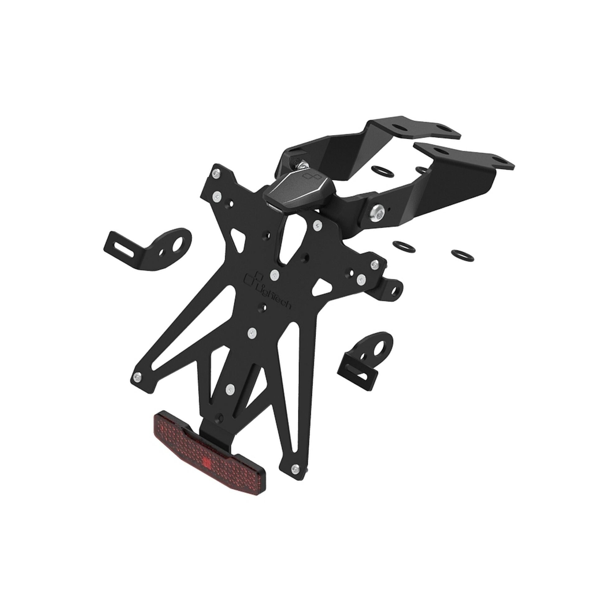 LIGHTECH Kit Portatarga Regolabile per Suzuki Gsx-s 1000 Evo 2021 - 2021 - 2021