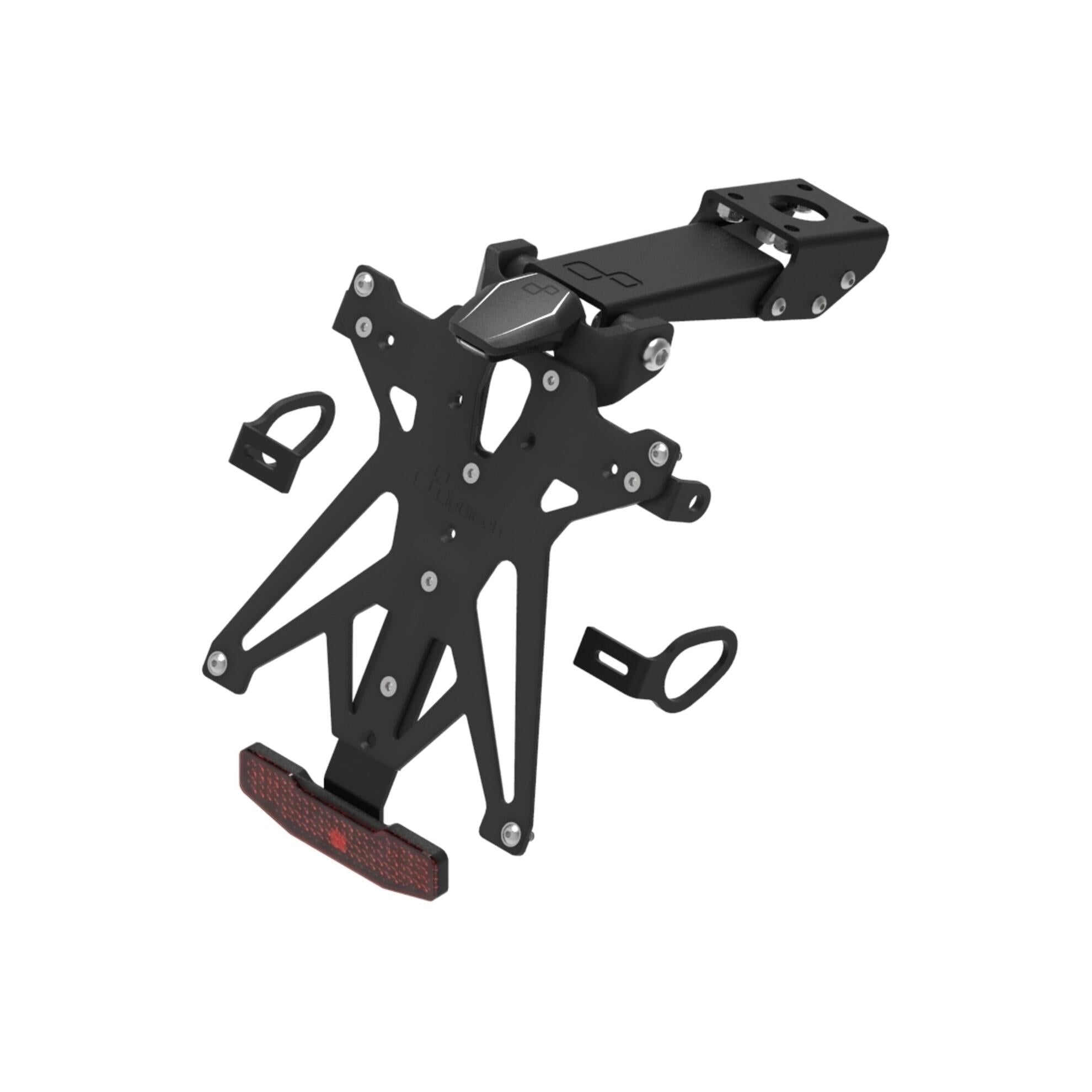 LIGHTECH Kit Portatarga Regolabile per Yamaha R6 2017