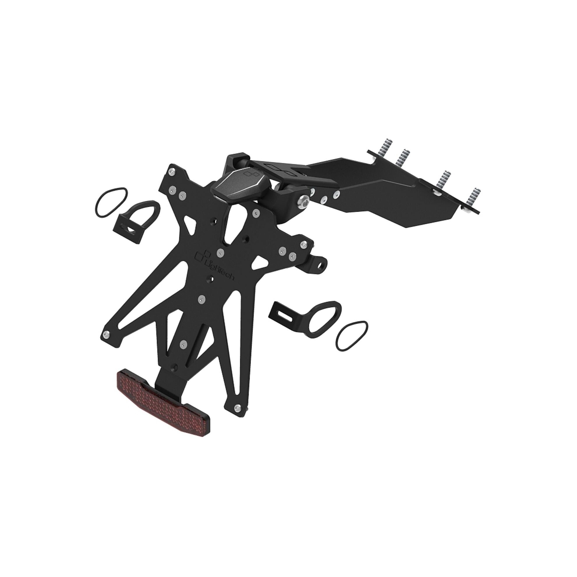 LIGHTECH Kit Porta Targa Regolabile per Yamaha MT-09 Tracer 2021 - 2021