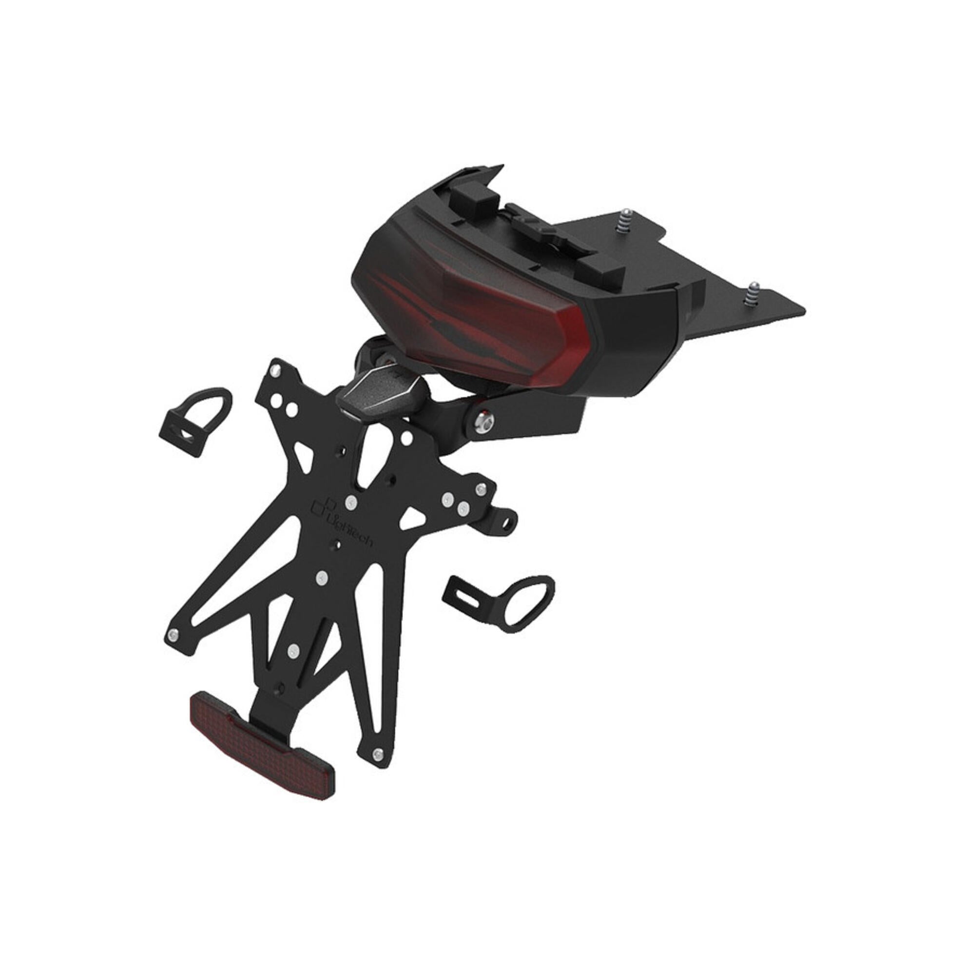 LIGHTECH Kit Portatarga Regolabile per Yamaha Tenere 700 2019 - 2019 - 2019 - 2019 - 2019