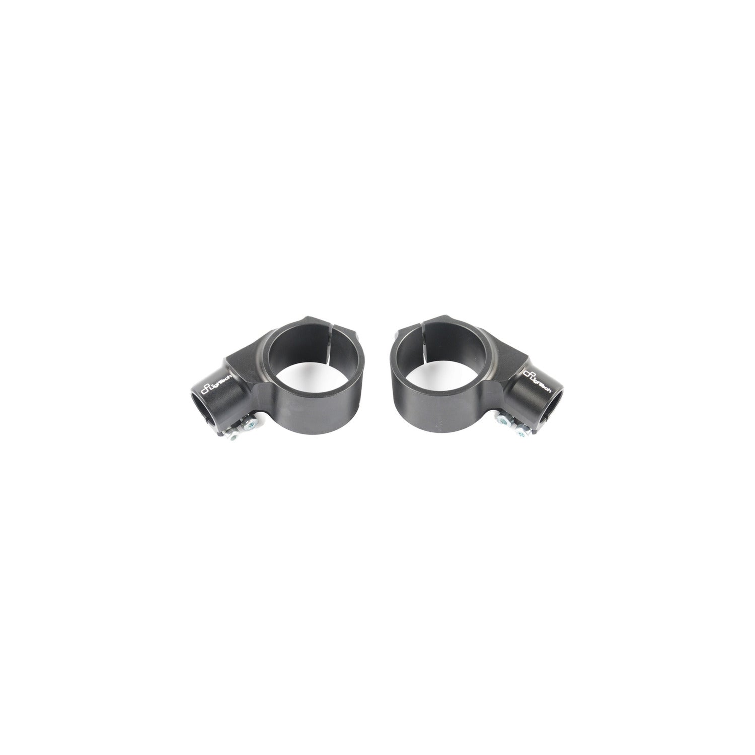 LIGHTECH Bracciali Manubrio Ø53 - Offset 20mm Inclinazione 10° per Ducati Panigale V2 2020 - 2018 - 2018 - 2018