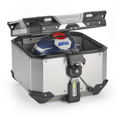 GIVI Bauletto Posteriore Moto OBKEV42A TREKKER OUTBACK EVO SMART 42 Alluminio Naturale