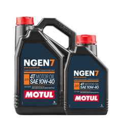 MOTUL NGEN 7 10W40 4T Sustainable Synthetic Motorcycle Engine Oil with JASO MA2 Specification (2023)