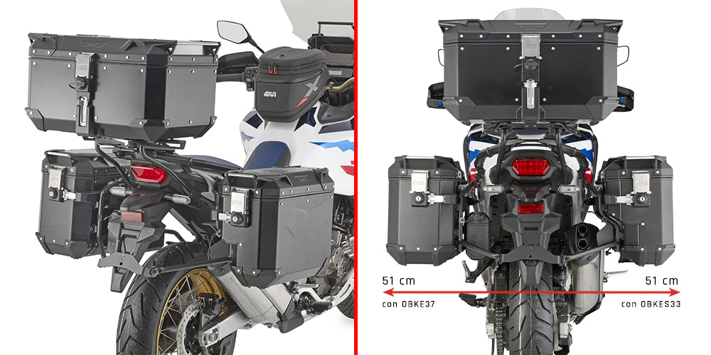 GIVI Portavaligie Laterale HONDA CRF1100L AFRICA TWIN '20-23