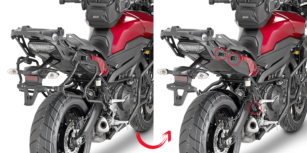 GIVI Portavaligie Laterale YAMAHA MT-09 TRACER(2015)