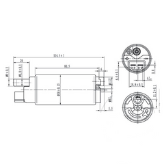 Fuel Pump BMW R1200GS, R1200R, K1600, K1300, F800, Ducati 748,916,996, Monster