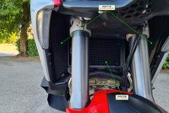 CNC RACING Water radiator protections for Ducati Multistrada V4, V4S