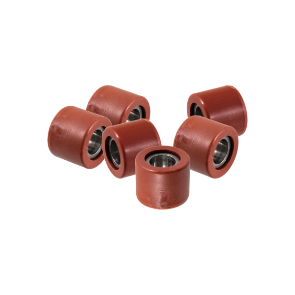 Kit rulli puleggia RMS 19x15,5mm 9,8gr per APRILIA MOJITO CUSTOM 2T MOTORE PIAGGIO 50 2004 - 2010