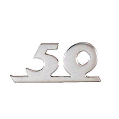 Targhetta scudo anteriore RMS Classic Piaggio Vespa 50cc 610288M